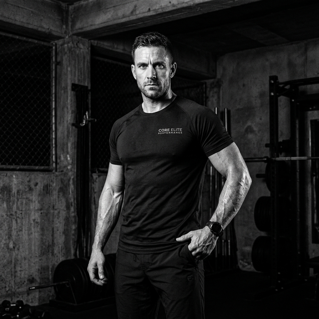 Focused coach portrait